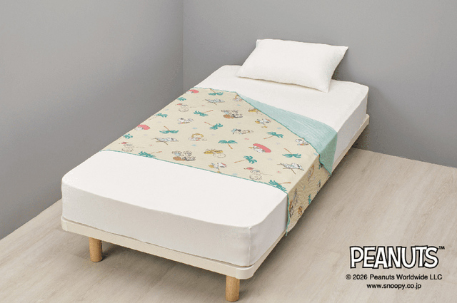 PEANUTS クールハーフケット 　イエロー