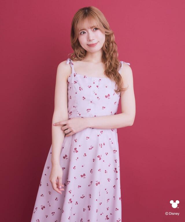 ミニー/さくらんぼ柄キャミワンピース ¥14,500