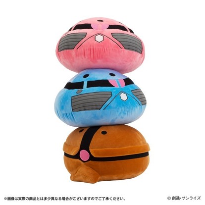 ジオン派をダメにするクッション発売決定、アッガイやズゴックの頭部を