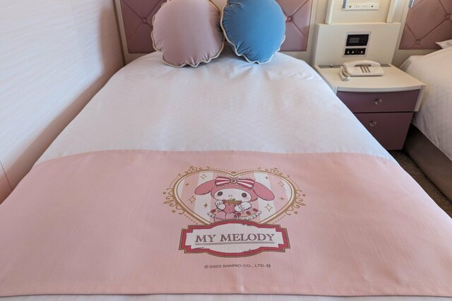 【東京ドームホテル】マイメロディルームのフットスロー