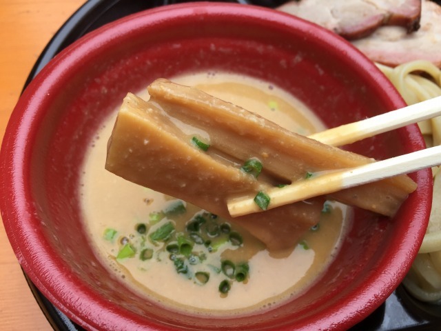 極太のメンマが嬉しい！