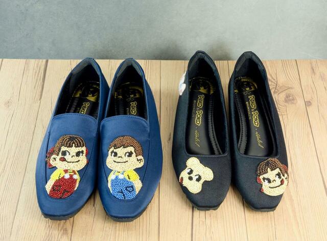 シューズブランド「イッタヘル（Ittaherl）」と初コラボしたペコちゃん限定デザインシューズで足元から明るく！