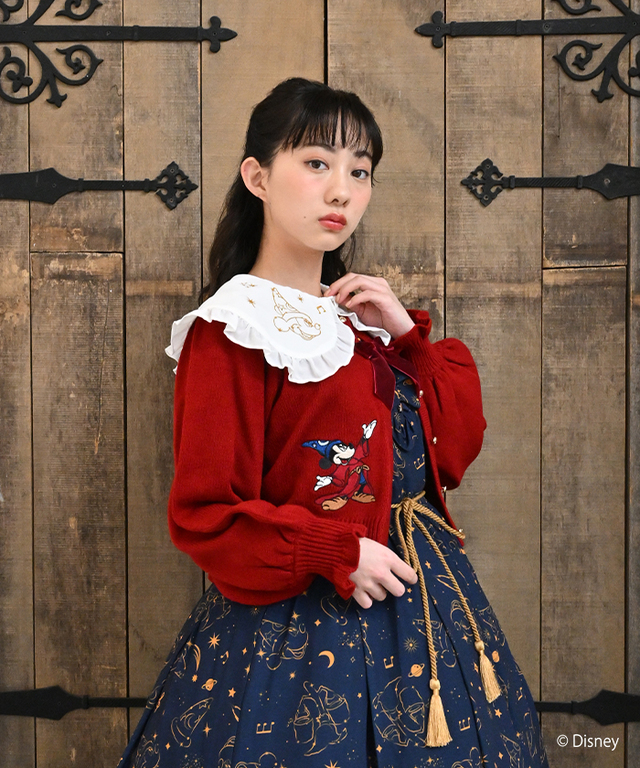 ファンタジア/ニットカーデ ¥7,000+税|axes femme kawaiiディズニーコレクション