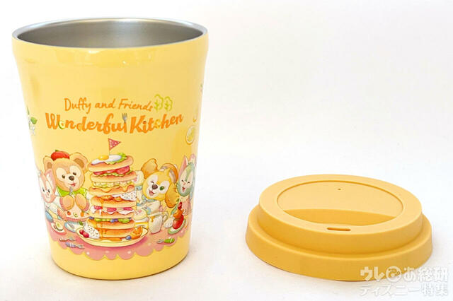 蓋は取り外し可能!「ダッフィー&フレンズ・ワンダフルキッチン」スーベニアタンブラー