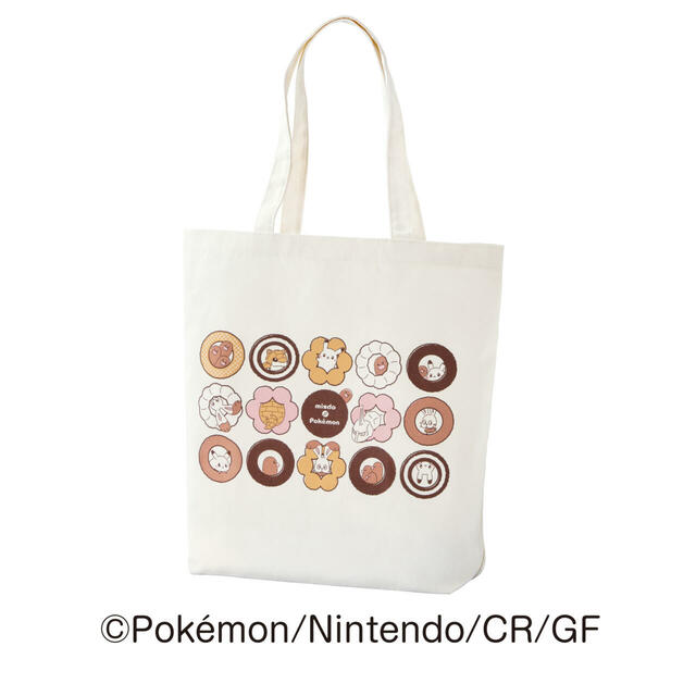 「トートバッグ」＜サイズ：高さ約38cm×口前幅約39cm×底マチ約9cm＞【【ミスド×ポケモン】“ドーナツ35個分＋ポケモングッズ＋幻のポケモン”がゲットできる「ミスド福袋 2025」予約開始！】