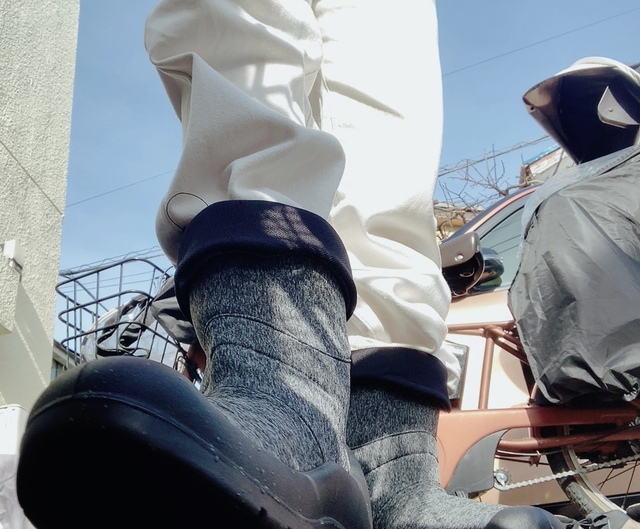 【ワークマン ウィンターライトブーツ】とても心地よいポカポカ感です♪