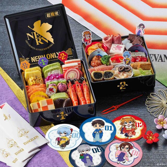 「エヴァンゲリオンおせち 2027」<価格:23,650円(税込)>【限定の豪華特典付き!ファン待望の『エヴァンゲリオン』おせちがついに登場!2026年8月4日より、予約受付スタート!】